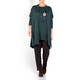 MARINA RINALDI WOOL BLEND CARDIGAN FOREST GREEN