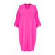 MARINA RINALDI TRIACETATE SHIFT DRESS FUCHIA