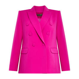 Marina Rinaldi Double Breasted Blazer Fuchsia  - Plus Size Collection