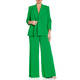 MARINA RINALDI DOUBLE-BREASTED TRIACETATE JACKET GREEN