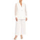 MARINA RINALDI SHEER SLEEVE WHITE JACKET