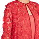 Marina Rinaldi Macramé Lace Jacket Coral