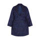 MARINA RINALDI BROCADE JACKET COBALT 