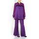 MARINA RINALDI SATIN SHIRT PURPLE