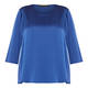 MARINA RINALDI SATIN TOP COBALT