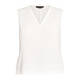 MARINA RINALDI SLEEVELESS TOP WHITE 