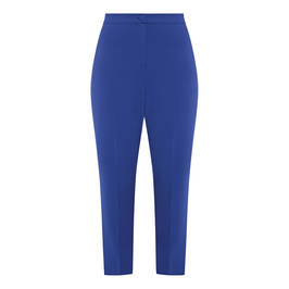 MARINA RINALDI TRIACETATE TROUSER COBALT  - Plus Size Collection