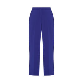 MARINA RINALDI TRIACETATE TROUSER COBALT  - Plus Size Collection