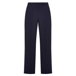 MARINA RINALDI SATIN CREPE TROUSER NAVY - Plus Size Collection