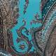 MARINA RINALDI PAISLEY DRESS TURQUOISE