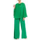 MARINA RINALDI BEADED PONCHO EMERALD 