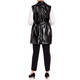 MARINA RINALDI PATENT GILET BLACK