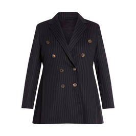 MARINA RINALDI TAILORED PINSTRIPE BLAZER - Plus Size Collection