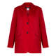 MARINA RINALDI VIRGIN WOOL JACKET RED