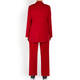 MARINA RINALDI VIRGIN WOOL JACKET RED