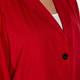 MARINA RINALDI VIRGIN WOOL JACKET RED