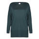 MARINA RINALDI WOOL BLEND KNITTED TUNIC FOREST GREEN 