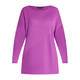 MARINA RINALDI KNITTED TUNIC MAGENTA