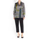 MARINA RINALDI ABSTRACT PRINT SATIN SHIRT