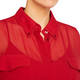 MARINA RINALDI SILK CHIFFON SHIRT RED