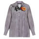 MARINA RINALDI COTTON POPLIN PRINTED SHIRT