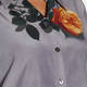 MARINA RINALDI COTTON POPLIN PRINTED SHIRT