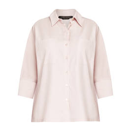 MARINA RINALDI COTTON SHIRT BLUSH  - Plus Size Collection