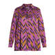 MARINA RINALDI SATIN PRINT SHIRT MAGENTA 