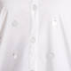 MARINA RINALDI WHITE COTTON SHIRT WITH EMBELLISHMENT