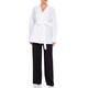 MARINA RINALDI COTTON WRAP SHIRT WHITE 