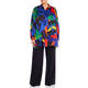 MARINA RINALDI BOLD ABSTRACT SATIN SHIRT