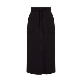 MARINA RINALDI PURE WOOL SKIRT BLACK - Plus Size Collection