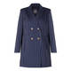 PERSONA BY MARINA RINALDI LONG JACKET NAVY PINSTRIPE