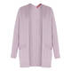 MARINA RINALDI CABLE KNIT CARDIGAN LILAC