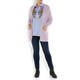 MARINA RINALDI CABLE KNIT CARDIGAN LILAC