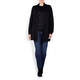 MARINA RINALDI FLUID SEQUIN BLACK CARDIGAN BLACK