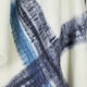 MARINA RINALDI WOOL BLEND PONCHO NAVY AND CREAM