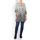 MARINA RINALDI WOOL BLEND CARDIGAN GREY