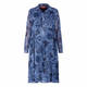 MARINA RINALDI PRINT DRESS NAVY