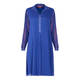 MARINA RINALDI SPOT DRESS BLUE
