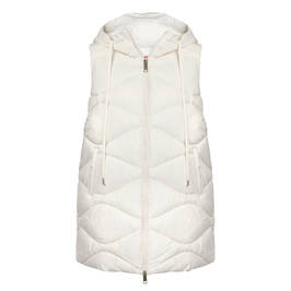 MARINA SPORT GILET CREAM - Plus Size Collection