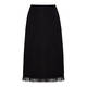 MARINA RINALDI ALPACA BLEND SKIRT BLACK