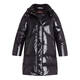 MARINA RINALDI QUILTED GLOSS PUFFER BLACK