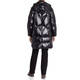 MARINA RINALDI QUILTED GLOSS PUFFER BLACK