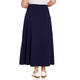 MARINA RINALDI PUNTO MILANO JERSEY SKIRT NAVY