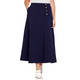 MARINA RINALDI PUNTO MILANO JERSEY SKIRT NAVY