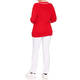 MARINA RINALDI COTTON SWEATER RED