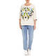 MARINA RINALDI COTTON SWEATER EMBELLISHED ECRU