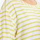 MARINA RINALDI BRETON STRIPE TOP LIME