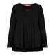 MARINA RINALDI JERSEY TOP BLACK